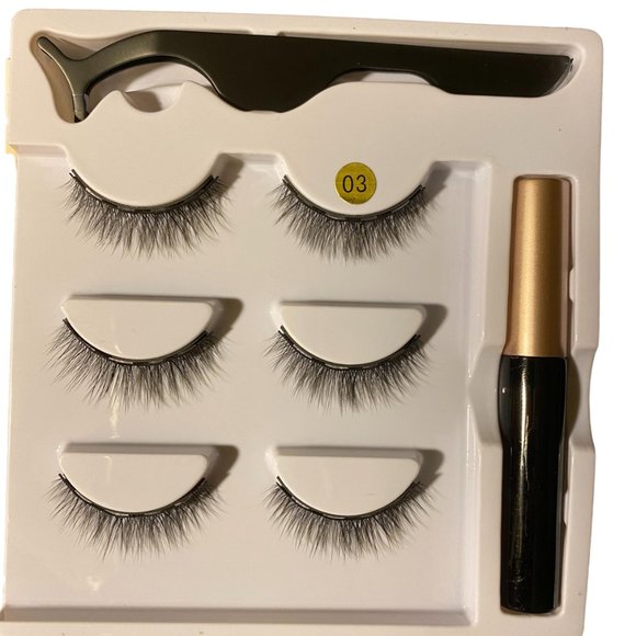 3D mink magnetic eyelashes - Picture 4 of 5